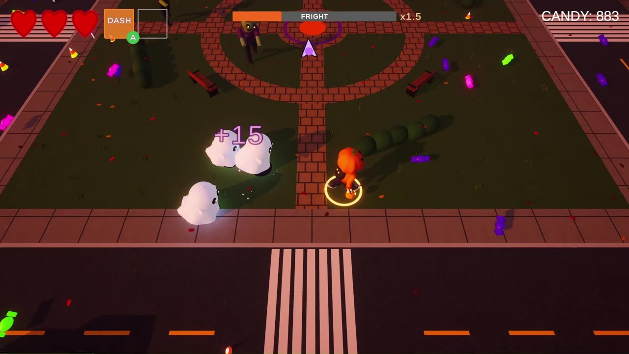 Dusk: ghosts close in as the sky darkens